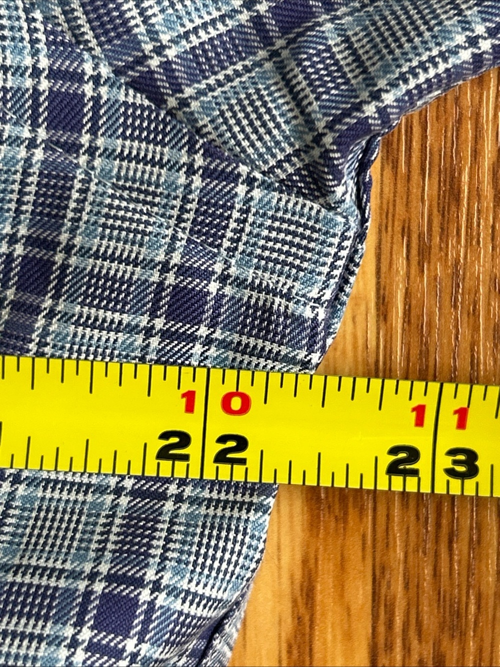 Orvis Wrinkle Free Purple/Gray Button Down Plaid 100% Cotton Casual Men's Size M - Picture 9 of 11